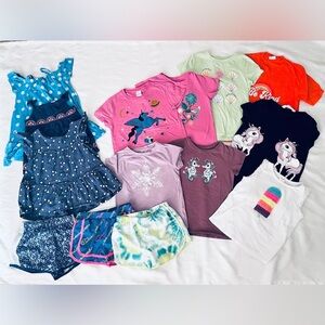 HUGE girls 14 piece SUMMER bundle 6-7